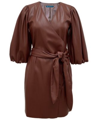 INC International Concepts INC Puff-Sleeve Wrap Dress, Created for Macy's \u0026  Reviews - Dresses - Women - Macy's